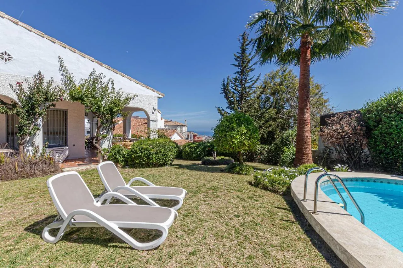 Nice Villa Anna Private Pool Garden Seaview Benalmádena